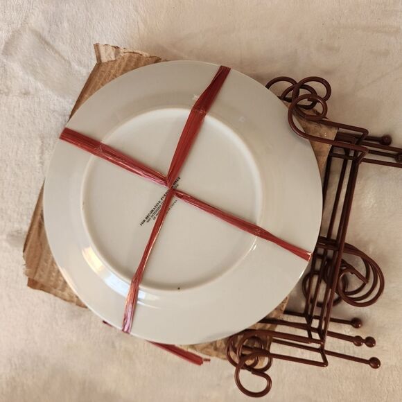 Decorative Rooster Plates With Display Set of 4 - Picture 4 of 8